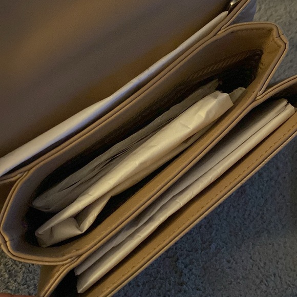 Prada Logo Saffiano Leather Shoulder Bag - Picture 6 of 9